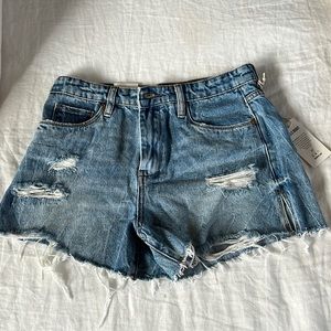 BLANK NYC vintage frayed denim shorts
